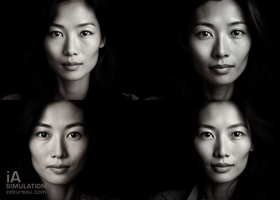 variations de portraits dans Midjourney