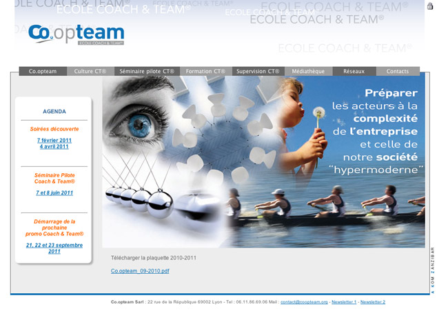 Co.opteam Site internet de coaching