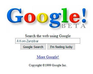 Google en 1999
